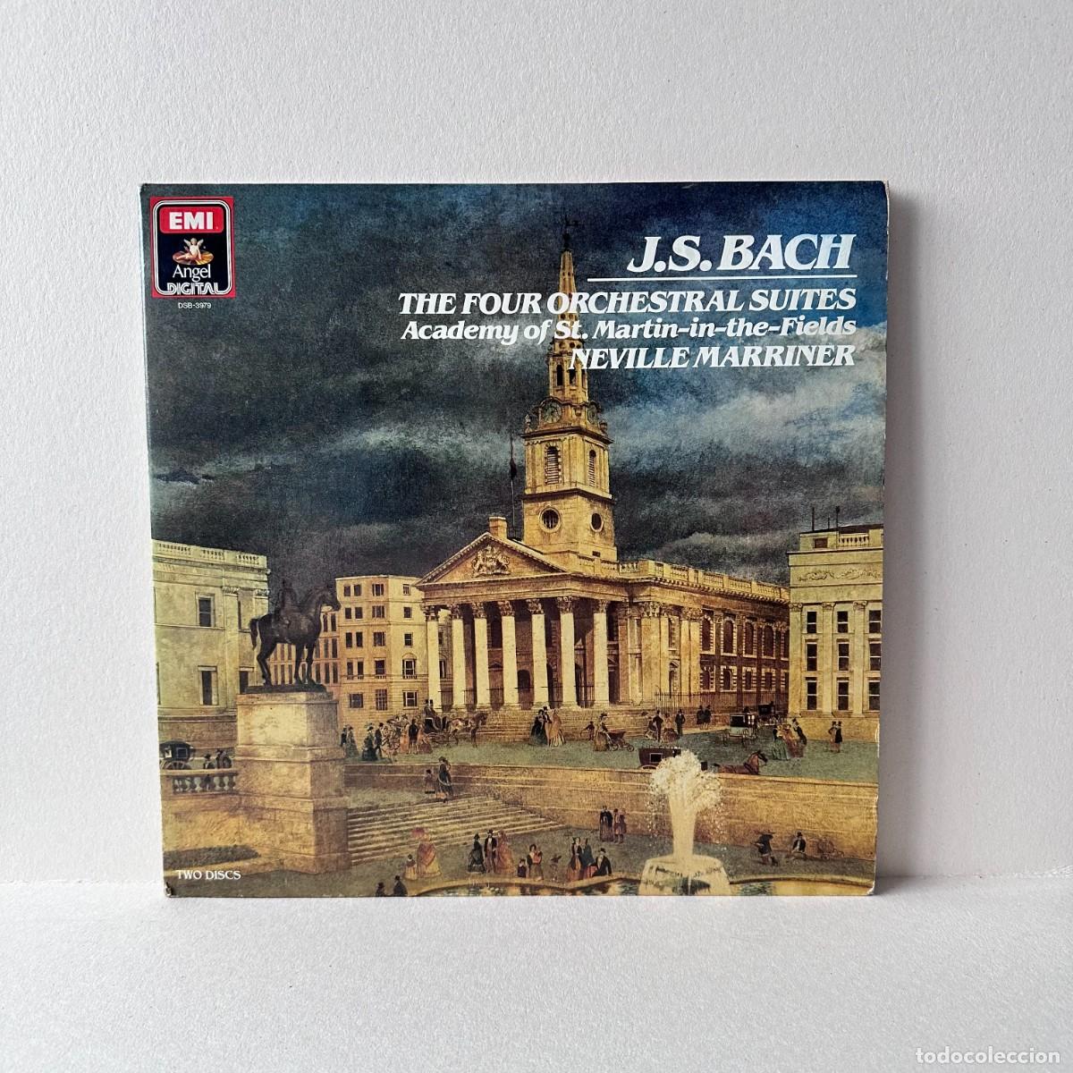 Discos de vinilo: Bach - Neville Marriner - The Four Orchestral Suites (2xLP)