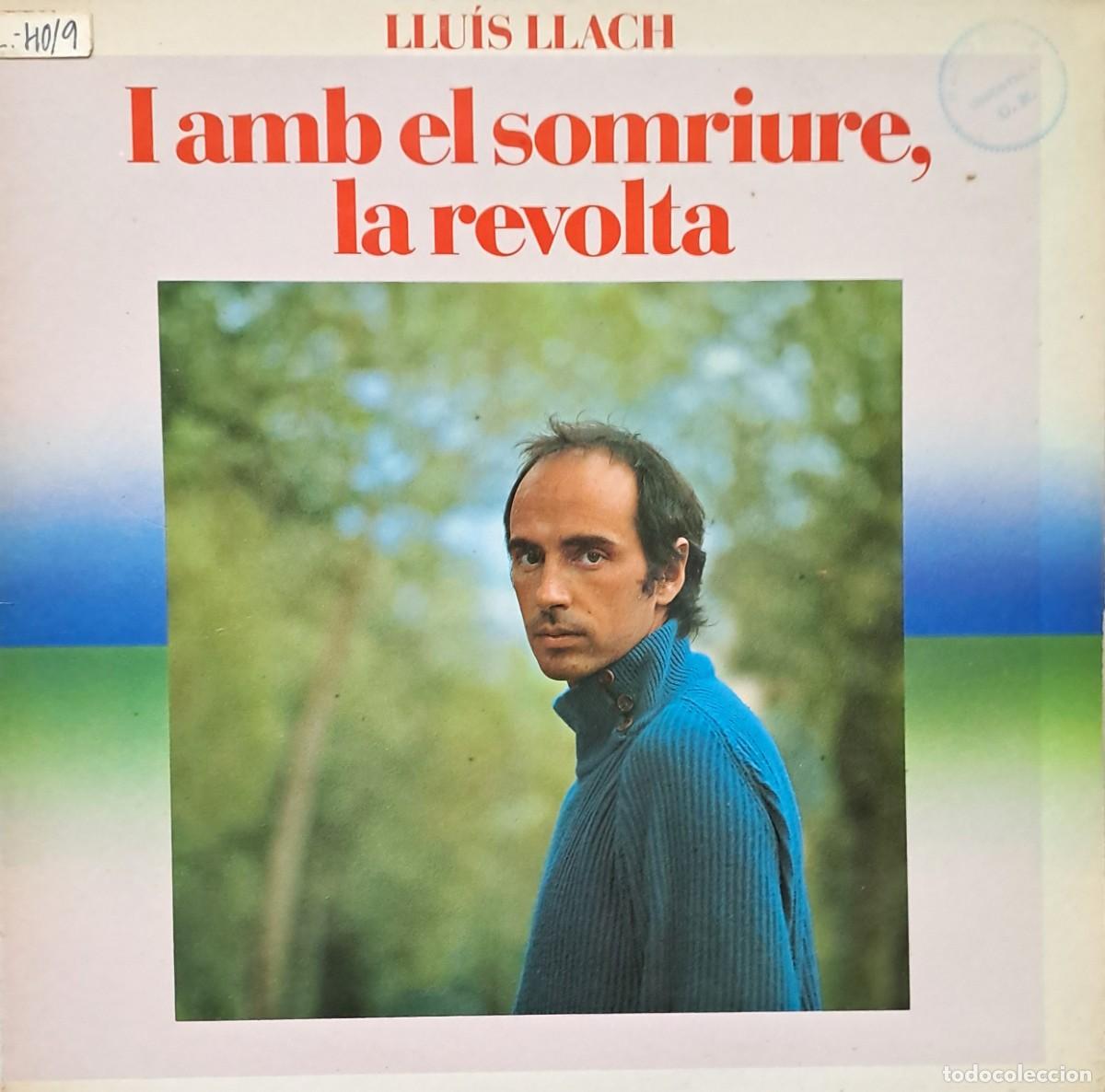 Discos de vinilo: LPs LLUIS LLACH, I AMB EL SOMRIURE, LA REVOLTA. LP-SESP-628 ,2