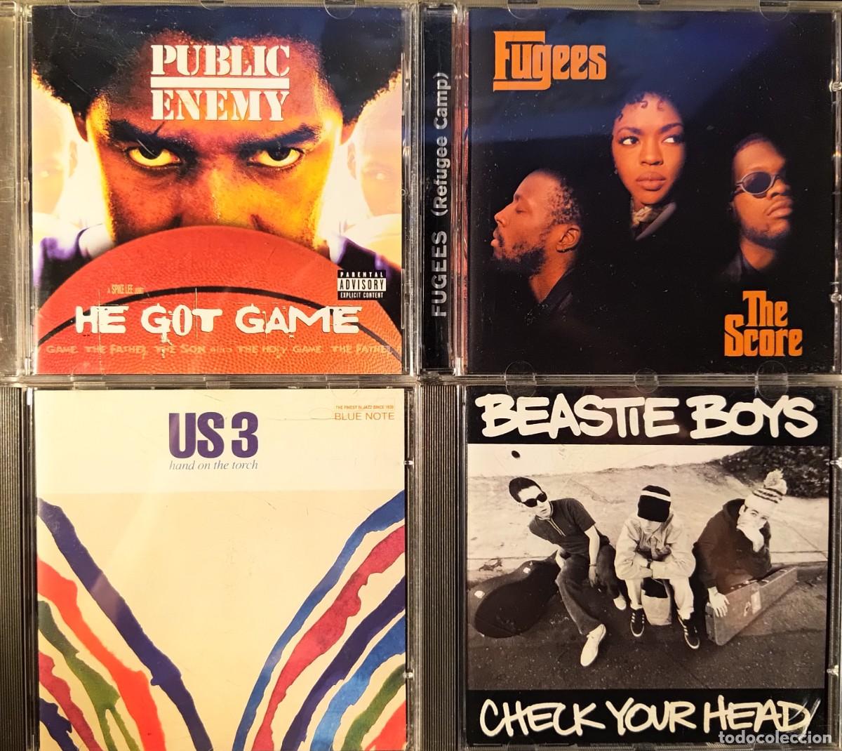 Discos de vinilo: 10 CDs RAP, HIP-HOP - BEASTIE BOYS, US 3, FUGEES, PUBLIC ENEMY, EPMD, DE LA SOUL...