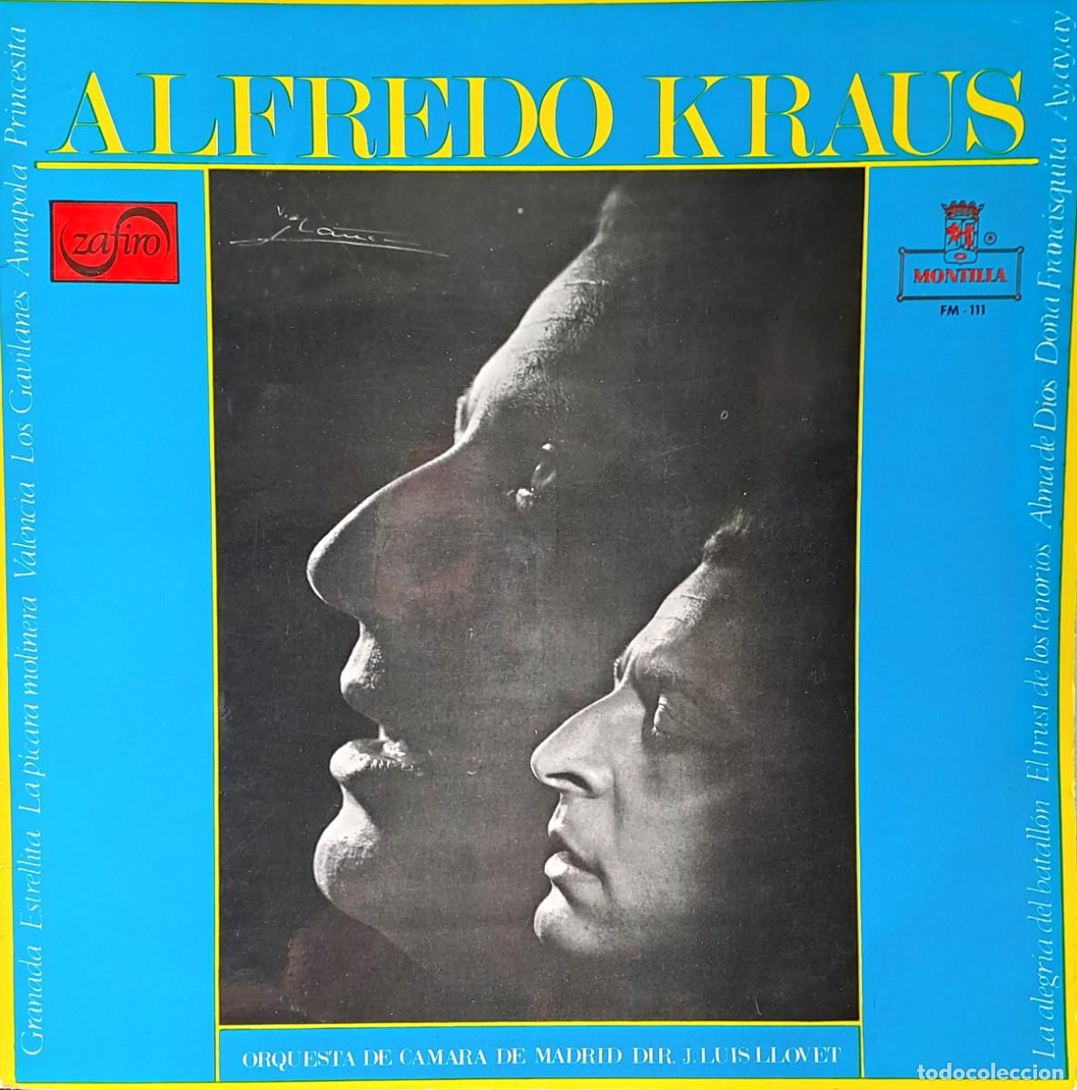 Discos de vinilo: LPs ALFREDO KRAUS. GRANADA, VALENCIA, ESTRELLITA..... LP-SESP-623