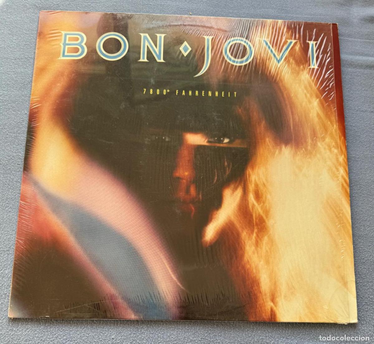 Discos de vinil: bon jovi 33t 7800&deg; fahrenheit (germany) EX EX
