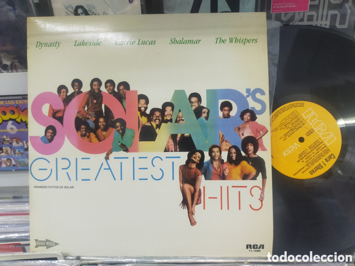 Discos de vinilo: Grandes &eacute;xitos de solar lp solar's greatest hits Espa&ntilde;a 1983