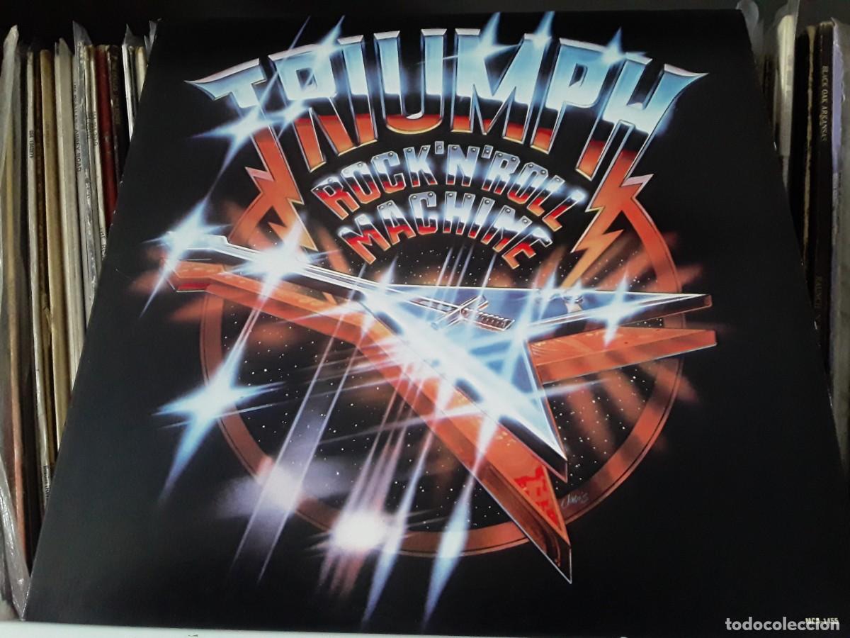 Discos de vinilo: Triumph (2) - Rock & Roll Machine (LP, Comp, RE) edic. usa 1985
