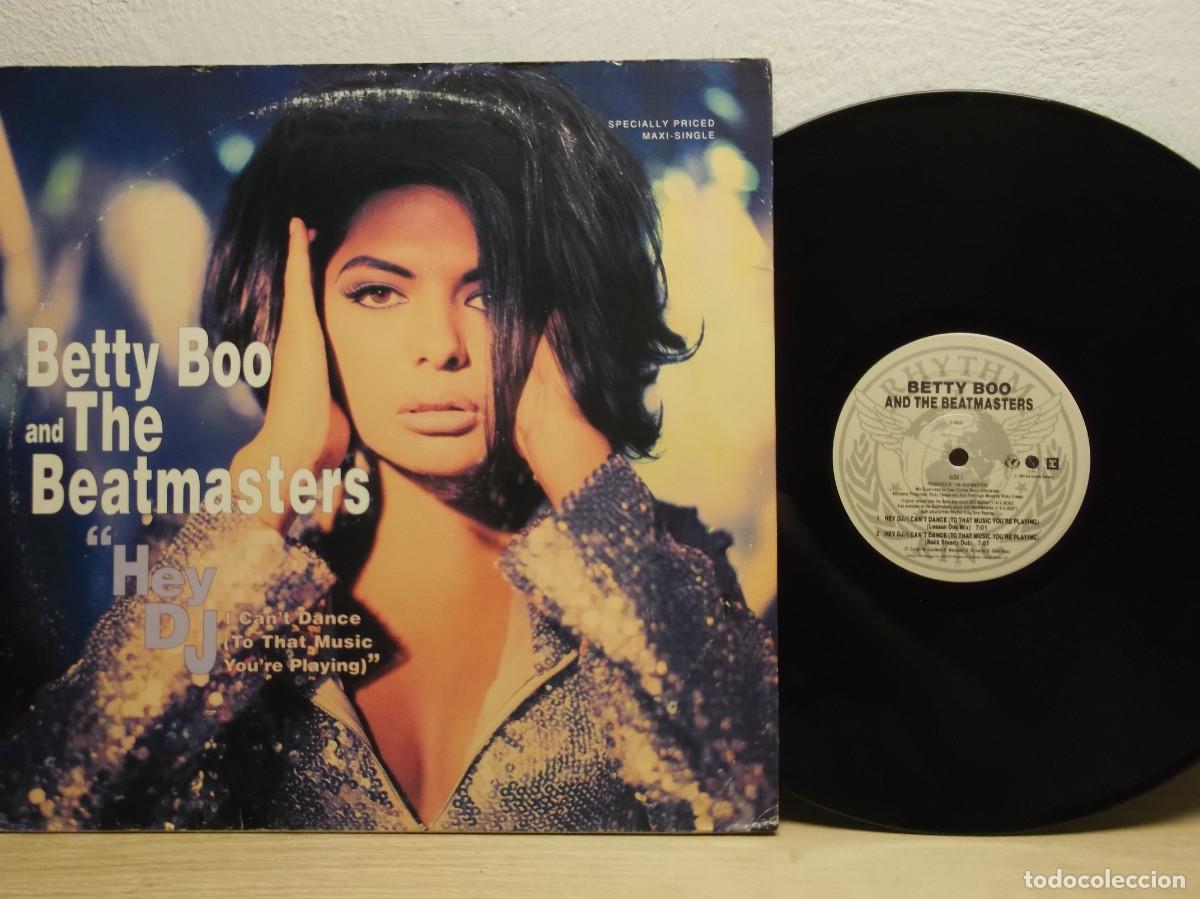 Discos de vinilo: Betty Boo -Hey DJ / I Can't Dance 12&rdquo; MAXI Single 45 RPM