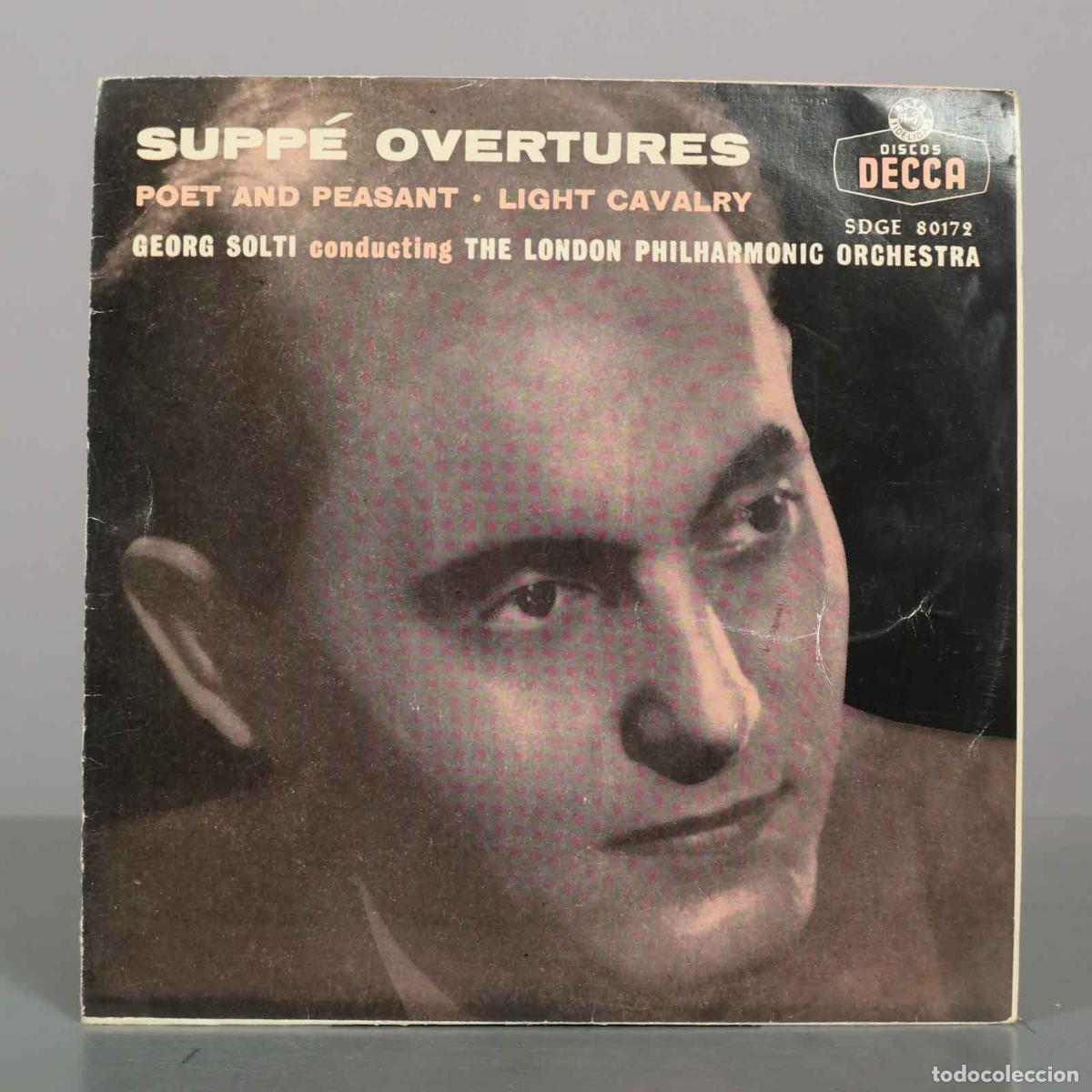 Discos de vinilo: SINGLE. OBERTURAS DE SUPPE SOLTI
