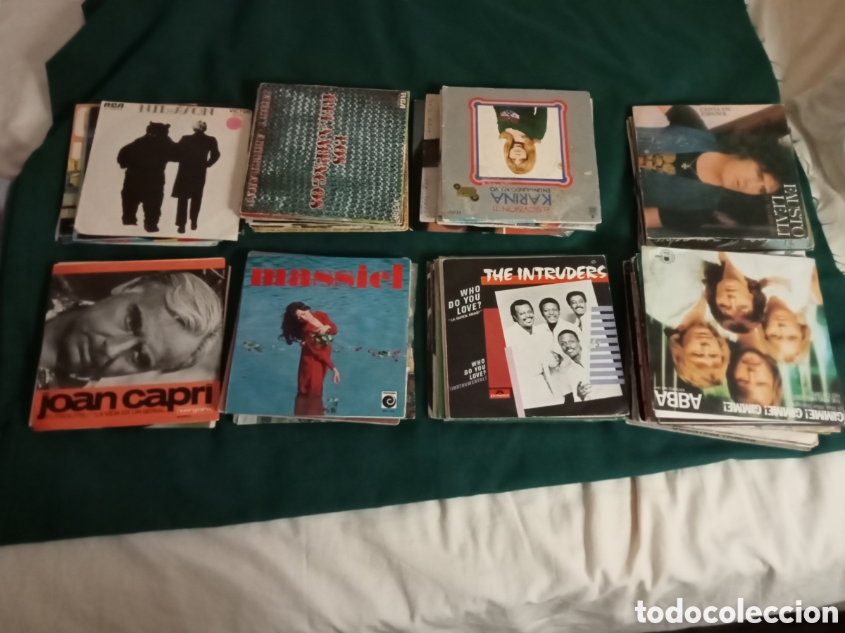Discos de vinilo: 100 singles y EPS variados