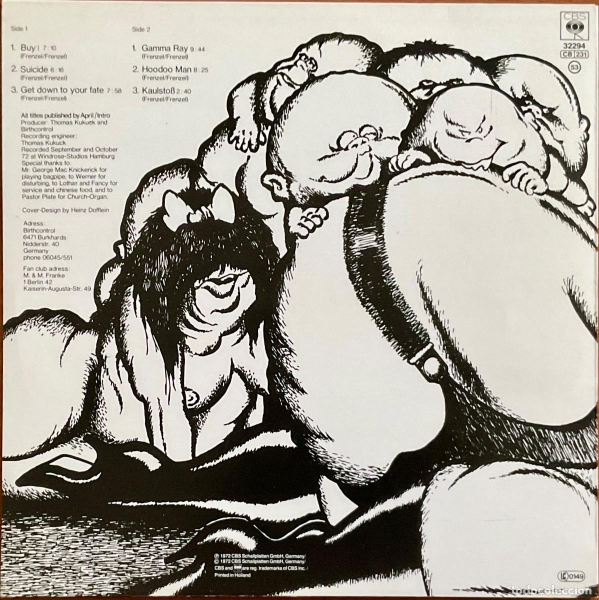Discos de vinilo: BIRTH CONTROL - HOODOO MAN - Foto 2