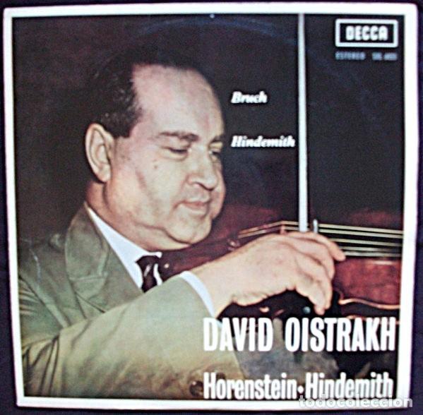 Discos de vinilo: Bruch, Hindemith - David Oistrakh, Horenstein, Hindemith &ndash; Fantasia Escosesa / Concierto Para Violin