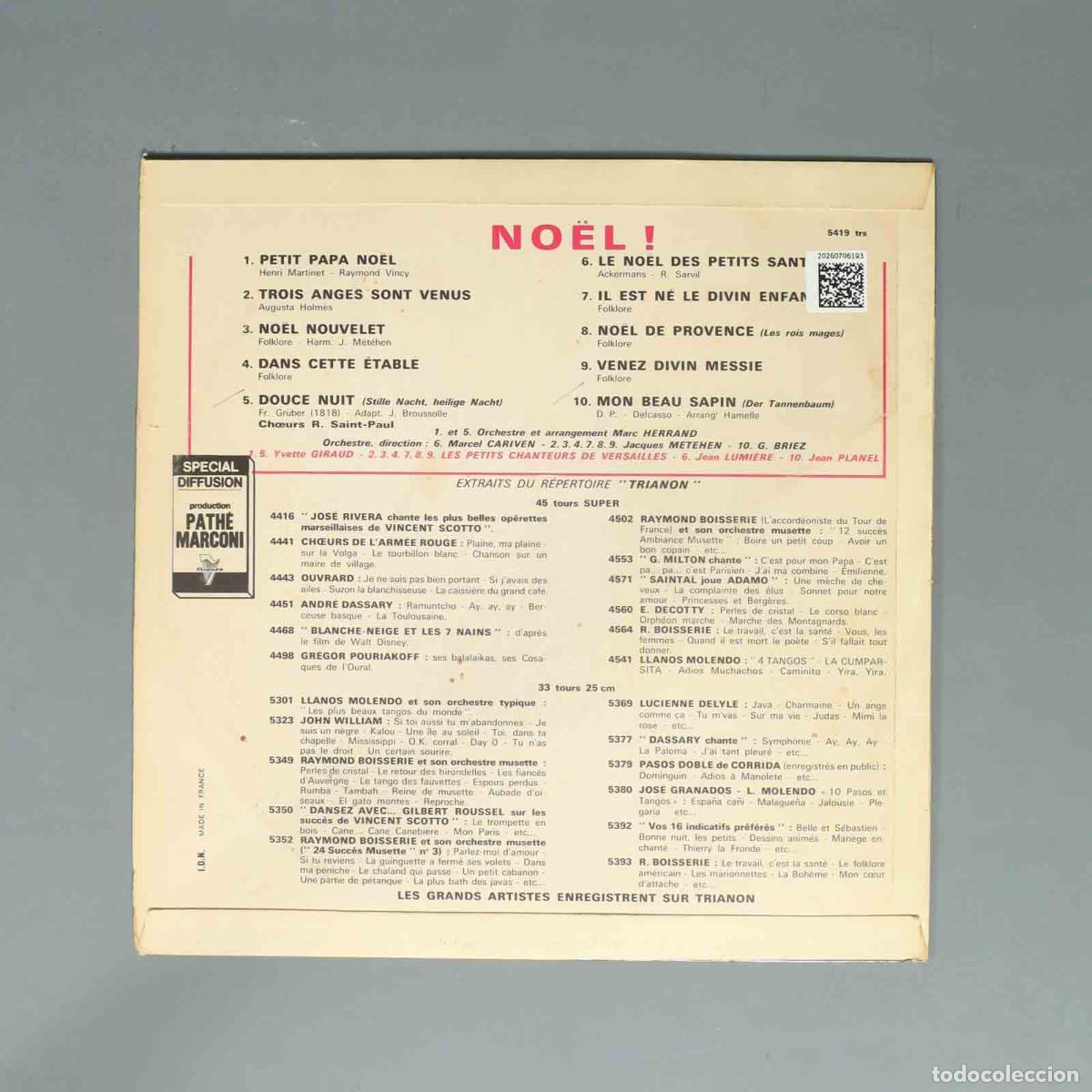 Discos de vinilo: LP. NOEL/PETIT PAPA NOEL - Foto 2