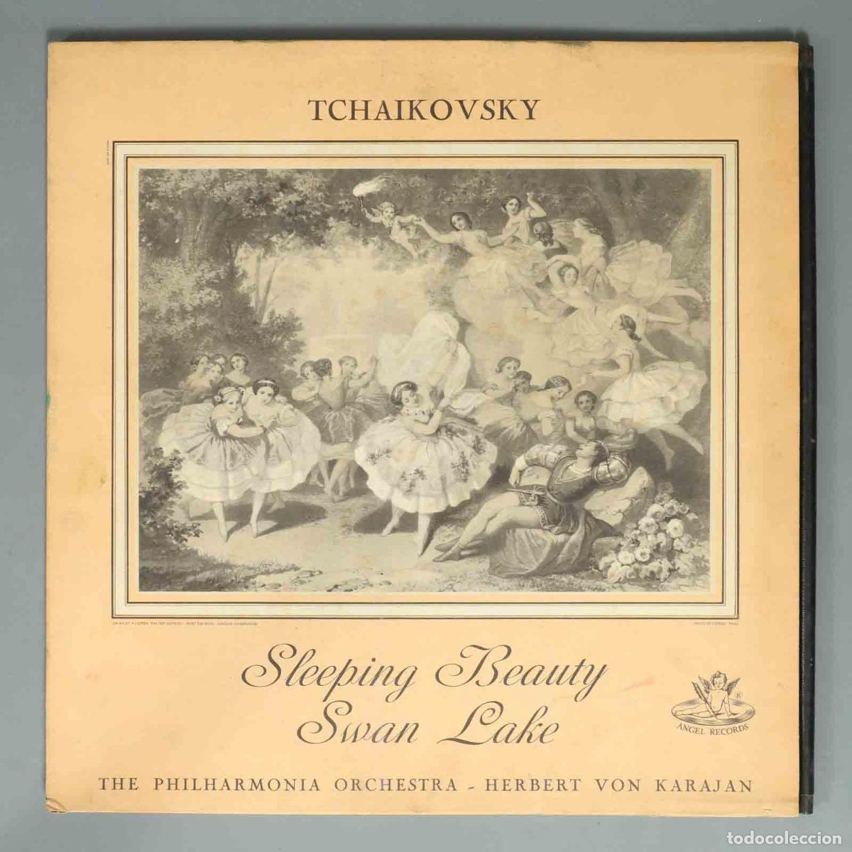Discos de vinilo: LP. Tchaikovsky, The Philharmonia Orchestra ~ Herbert Von Karajan &ndash; Sleeping Beauty / Swan Lake