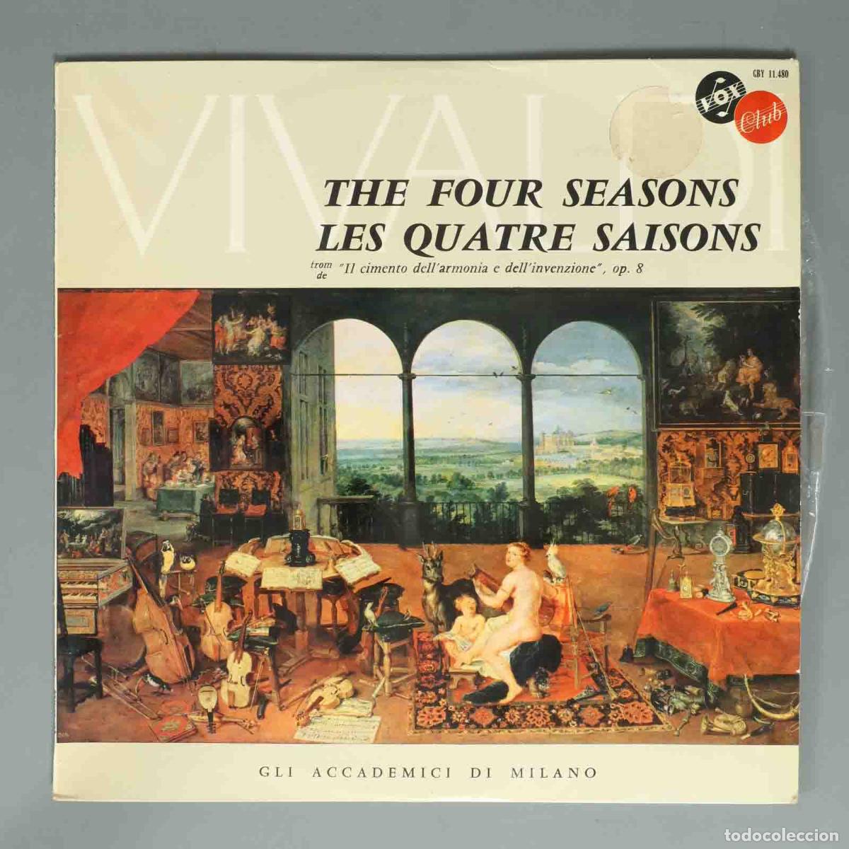 Discos de vinilo: LP. From Il Cimento Dell'Armonia E Dell'Invenzione, Op. 8. Vivaldi, Gli Accademici Di Milano