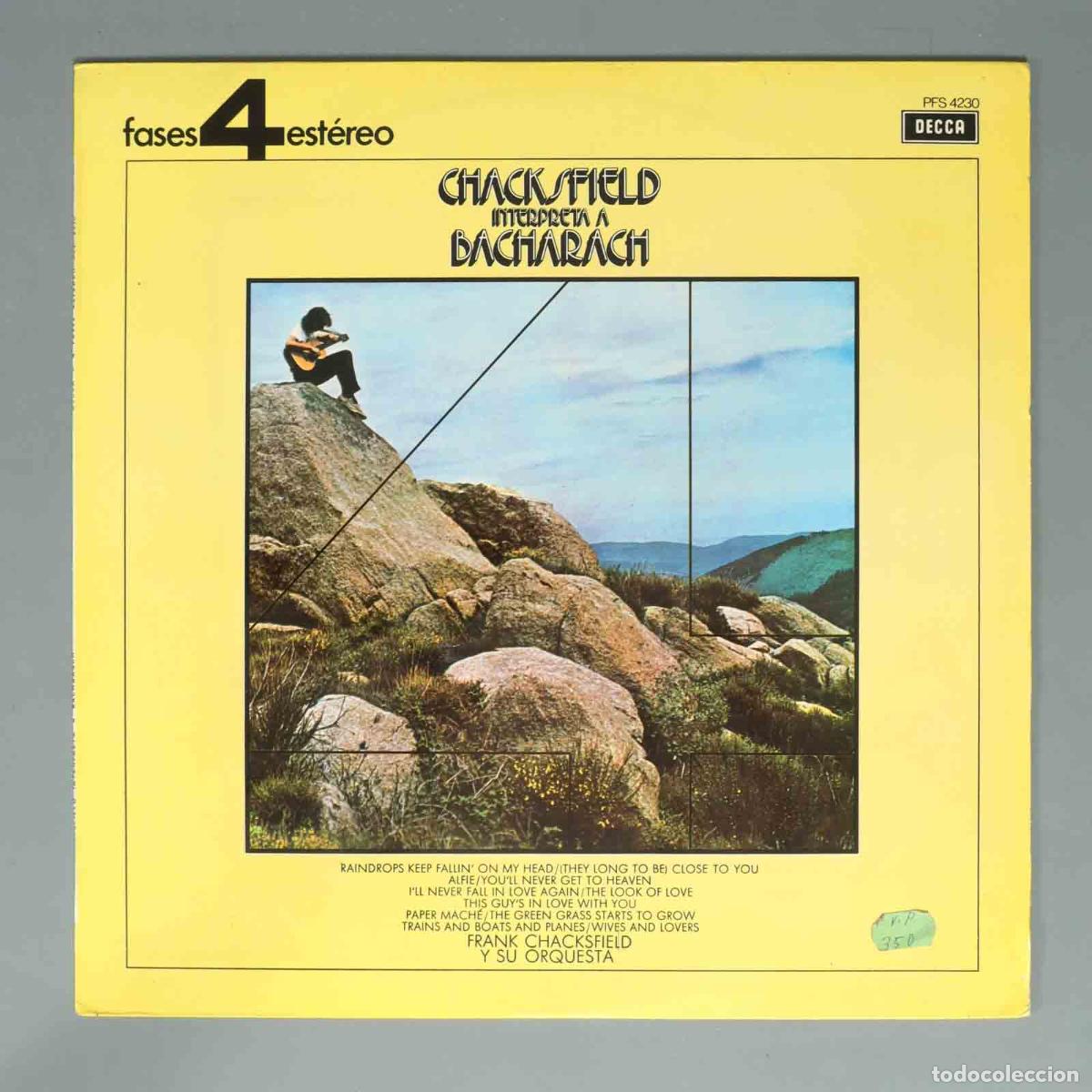 Discos de vinilo: LP. Frank Chacksfield And His Orchestra &ndash; Chacksfield Plays Bacharach