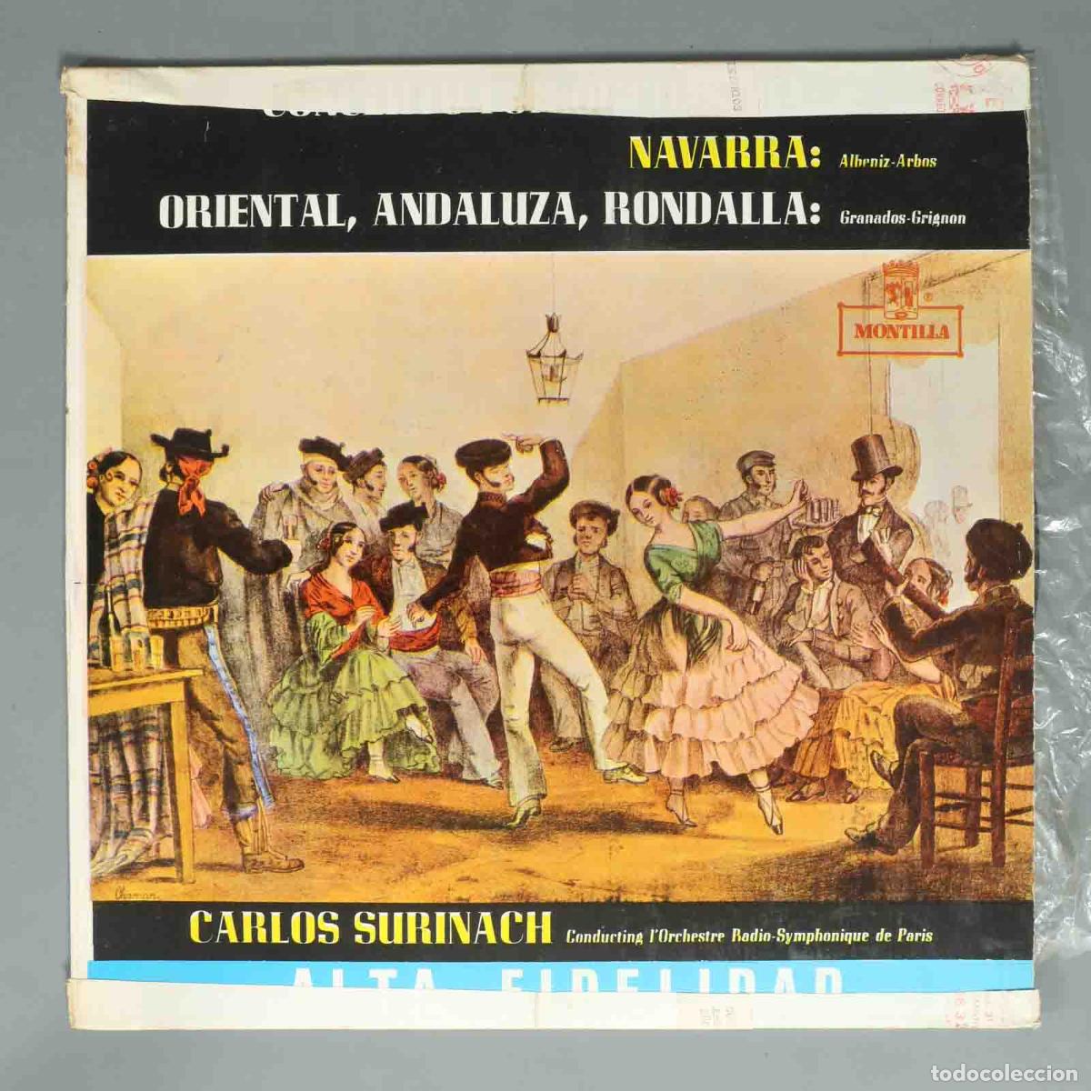 Discos de vinilo: LP. Concerto For Orchestra / Navarra / Oriental, Andaluza, Rondalla. Surinach, Albeniz - Arbos