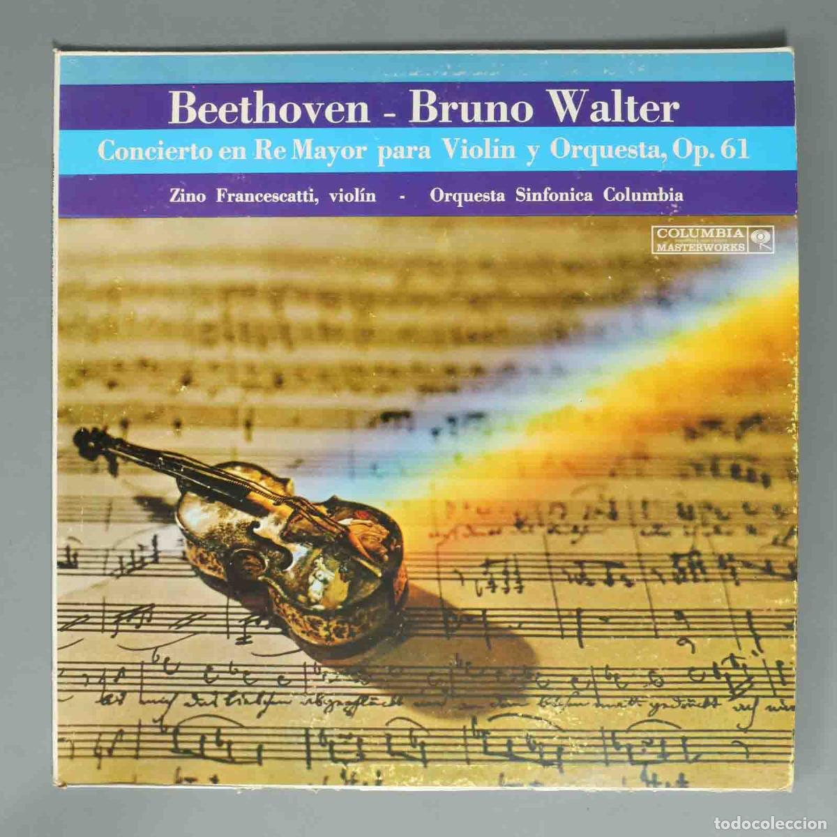 Discos de vinilo: LP. Mozart / Bruno Walter, Columbia Symphony Orchestra &ndash; Symphony No. 41, Jupiter / Symphony No. 35,