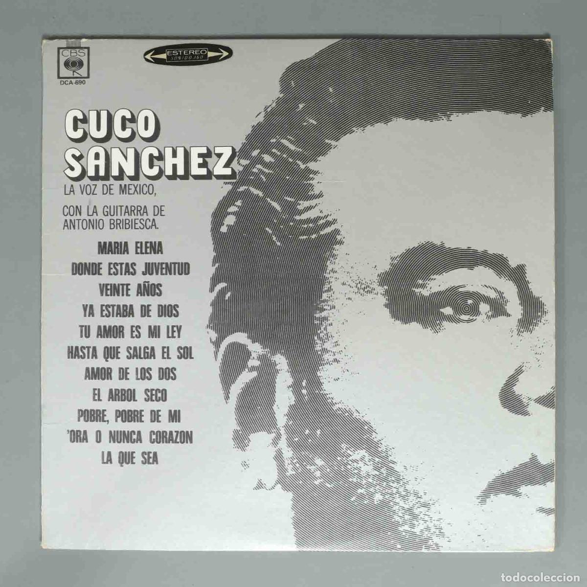 Discos de vinilo: LP. Cuco Sanchez &lrm;&ndash; La Voz De Mexico
