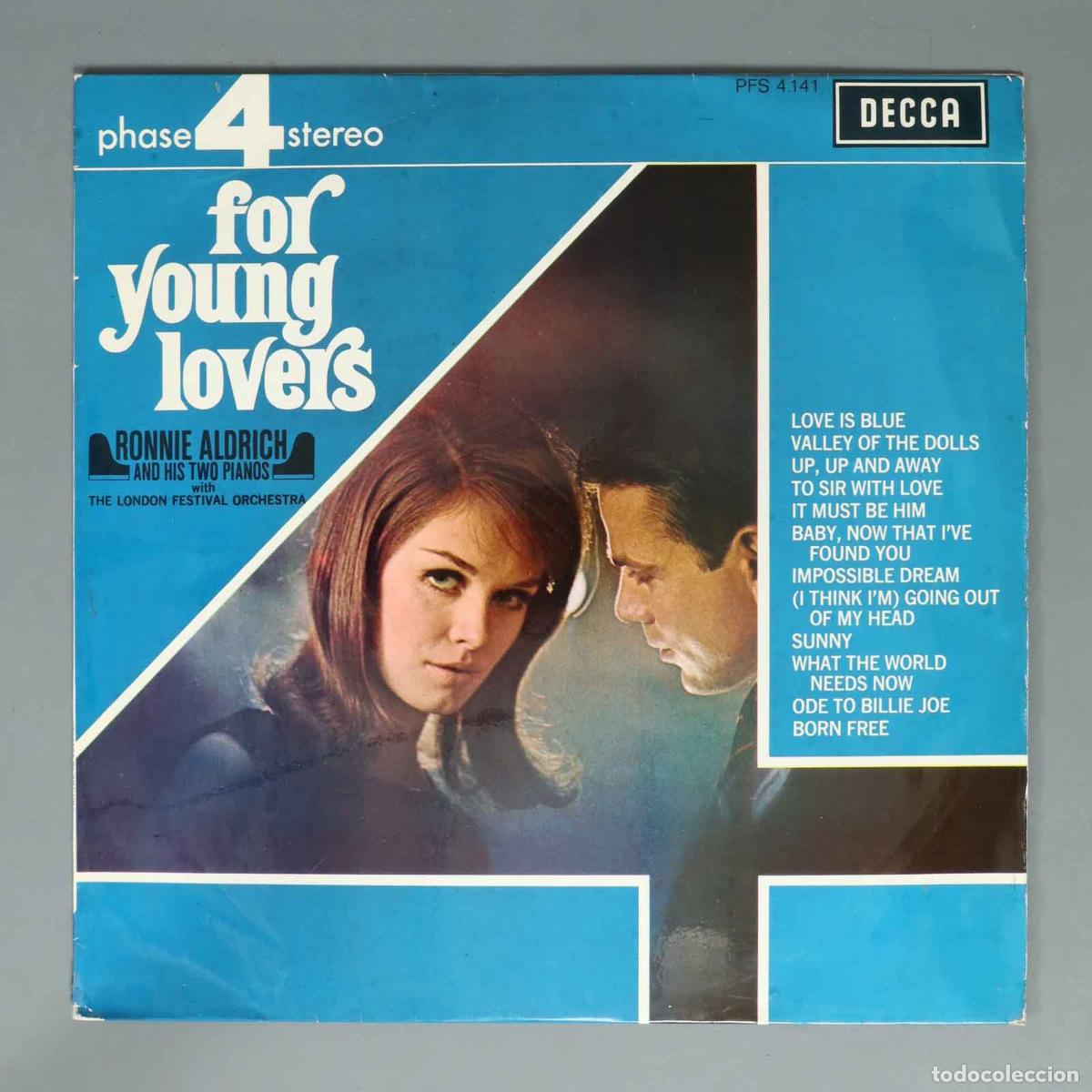 Discos de vinilo: LP. Ronnie Aldrich And His Two Pianos With The London Festival Orchestra &ndash; For Young Lovers