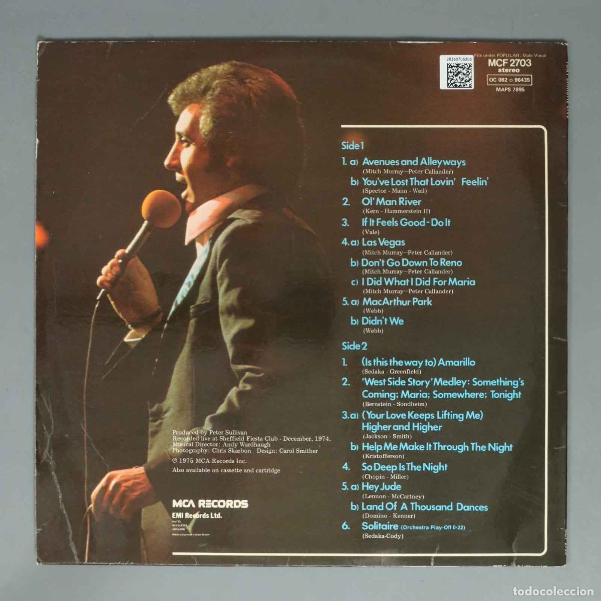 Discos de vinilo: LP. Tony Christie &ndash; Live - Foto 2