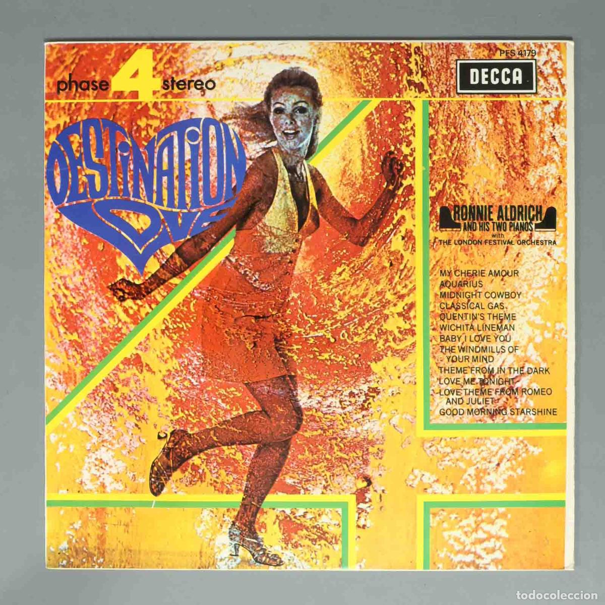 Discos de vinilo: LP. Ronnie Aldrich And His Two Pianos With The London Festival Orchestra &ndash; Destination Love