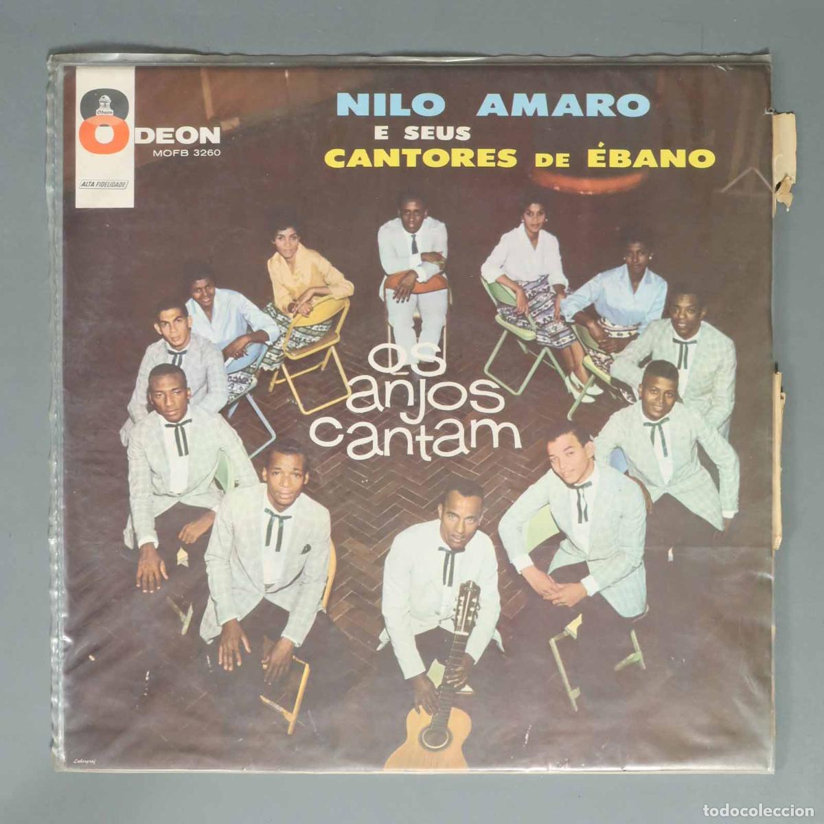 Discos de vinilo: LP. Nilo Amaro E Seus Cantores De &Eacute;bano &ndash; Os Anjos Cantam