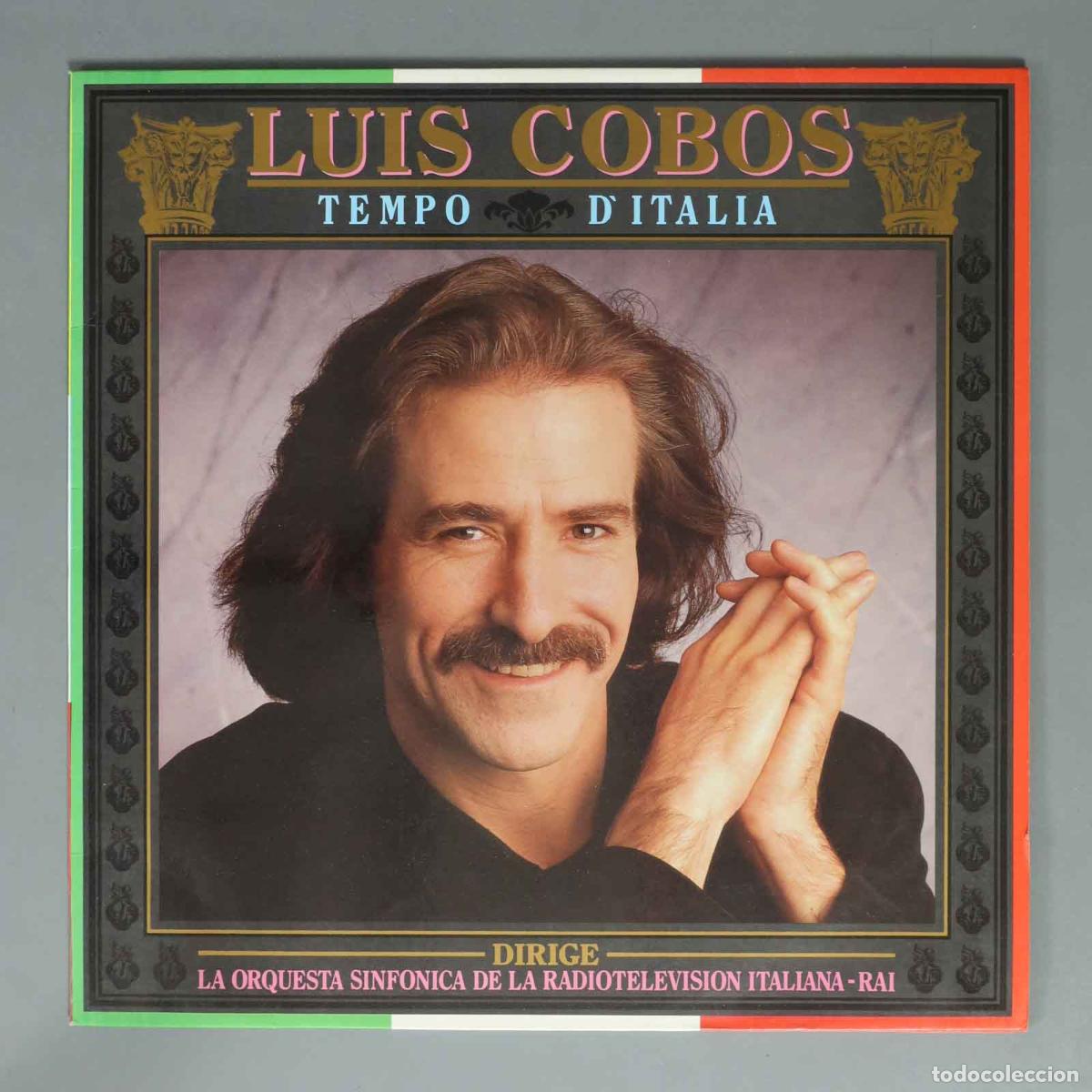 Discos de vinilo: LP. LP. LUIS COBOS. TEMPO D'ITALIA