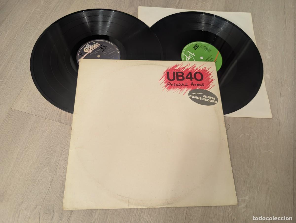 Discos de vinilo: UB40 - PRESENT ARMS ..LP DE 1981 - EPIC - DEP ..HOLLAND + UN MAXI CON 3 TEMAS