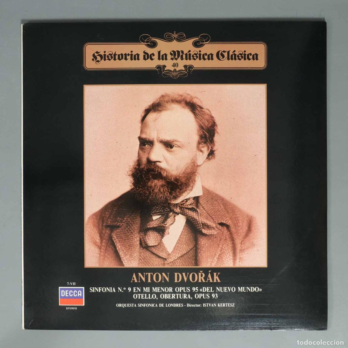 Discos de vinilo: LP. DVOŘ&Aacute;K SINFONIA N.&ordm; 9 EN MI MENOR OPUS 95 DEL NUEVO MUNDO OTELLO, OBERTURA, OPUS 93 KERTESZ