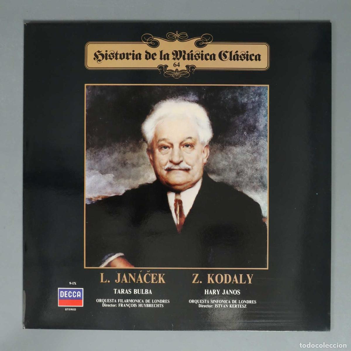 Discos de vinilo: LP. JANAČEK Z. KODALY. TARAS BULBA ORQUESTA FILARMONICA DE LONDRES Director: FRAN&Ccedil;OIS