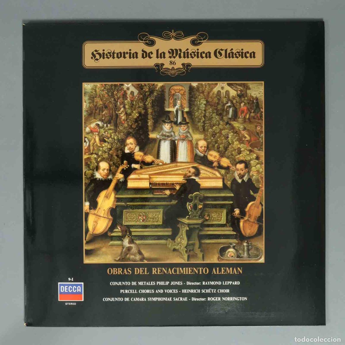 Discos de vinilo: LP. OBRAS DEL RENACIMIENTO ALEMAN. CONJUNTO DE METALES PHILIP JONES - Director: RAYMOND LEPPARD