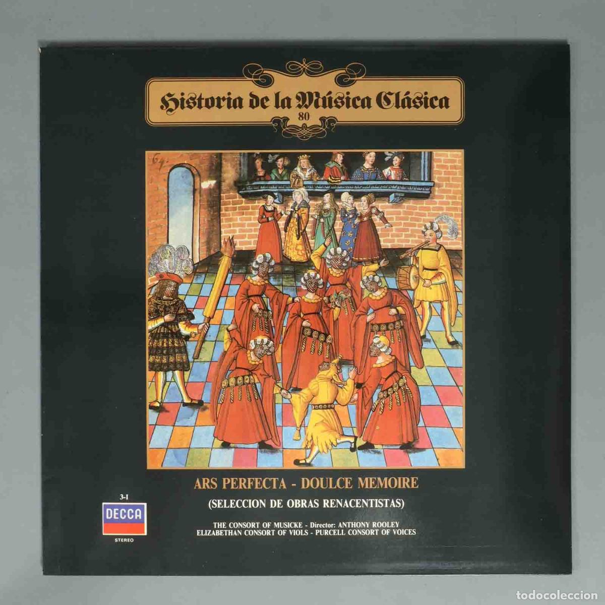 Discos de vinilo: LP. ARS PERFECTA - DOULCE MEMOIRE (SELECCION DE OBRAS RENACENTISTAS)