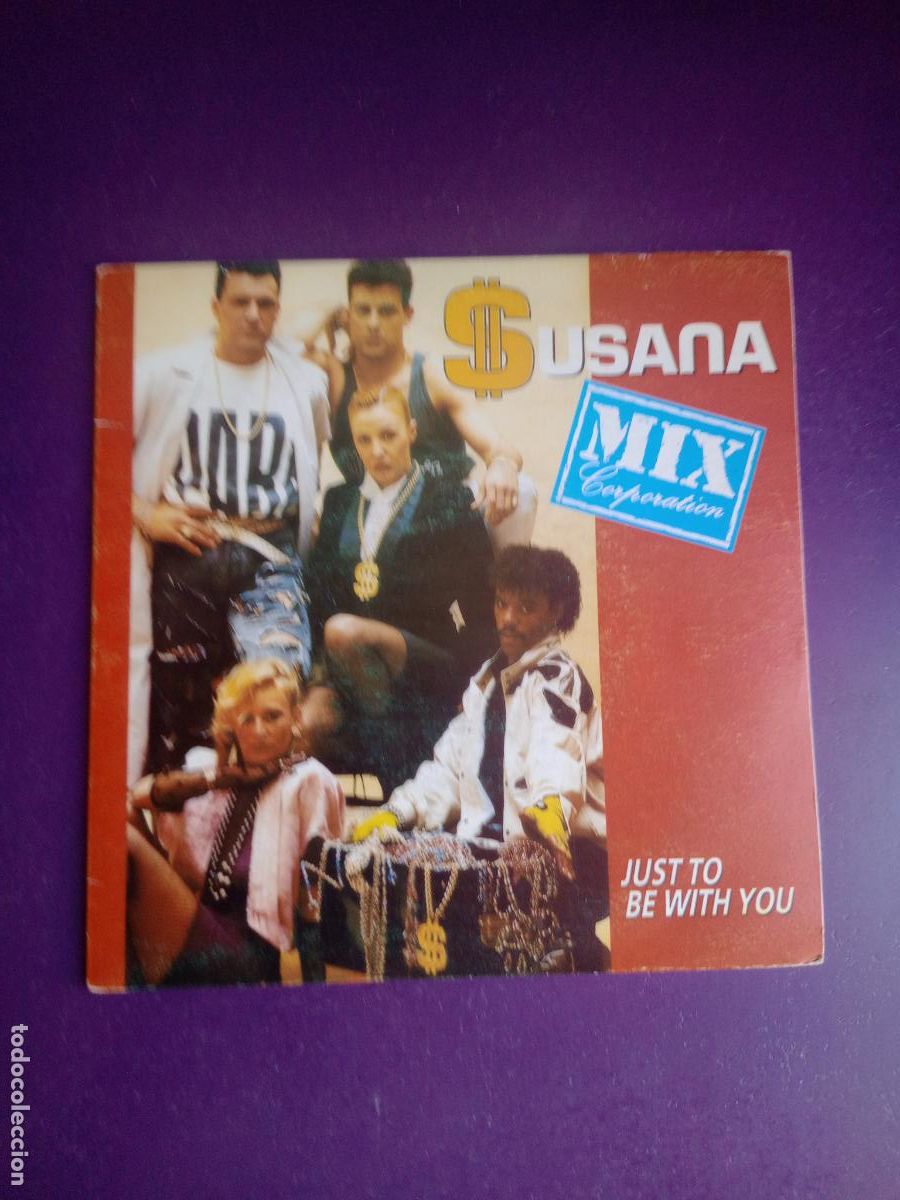 Discos de vinilo: Susana Mix Corporation &ndash; Just To Be With You - Sg PERFIL 1990 - ELECTRONICA DISCO HOUSE