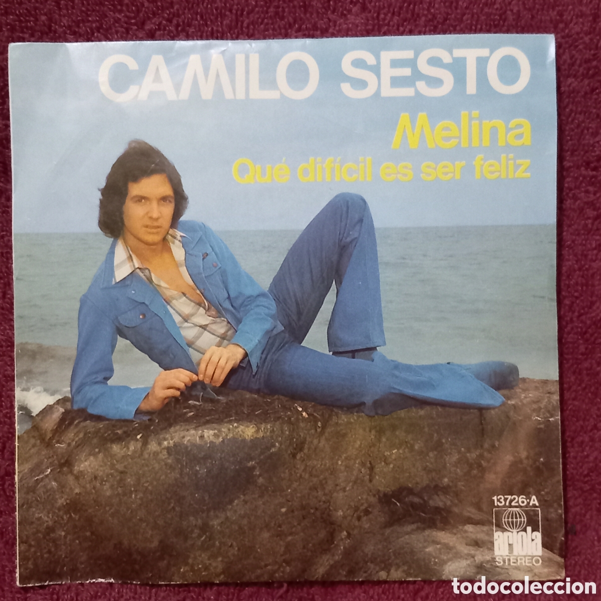 Discos de vinilo: CAMILO SESTO-MELINA+QUE DIFICIL ES SER FELIZ(1975 ARIOLA)
