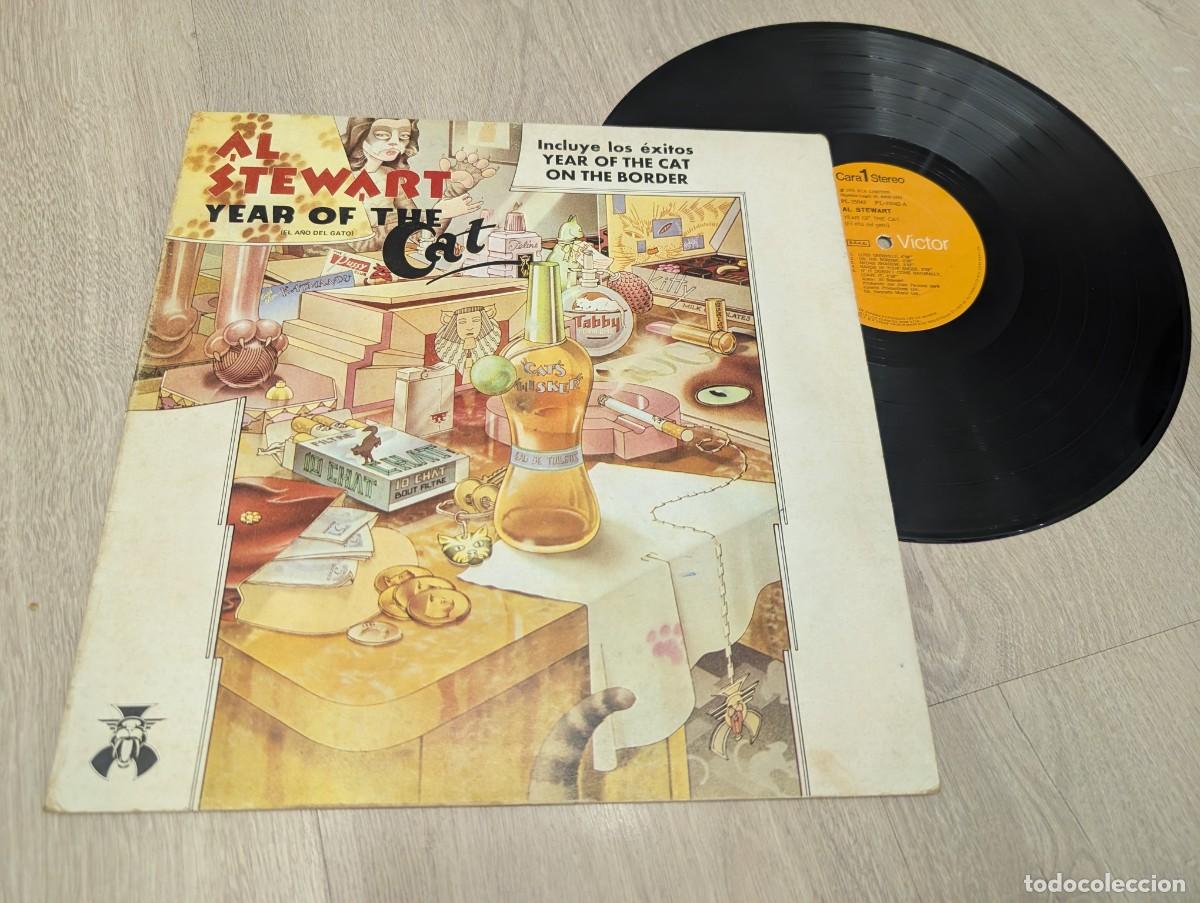 Discos de vinilo: AL STEWART - YEAR OF THE CAT ..LP 1&ordf; ED ESPA&Ntilde;OLA .1976 - GATEFOLD ..LETRAS EN INTERIOR