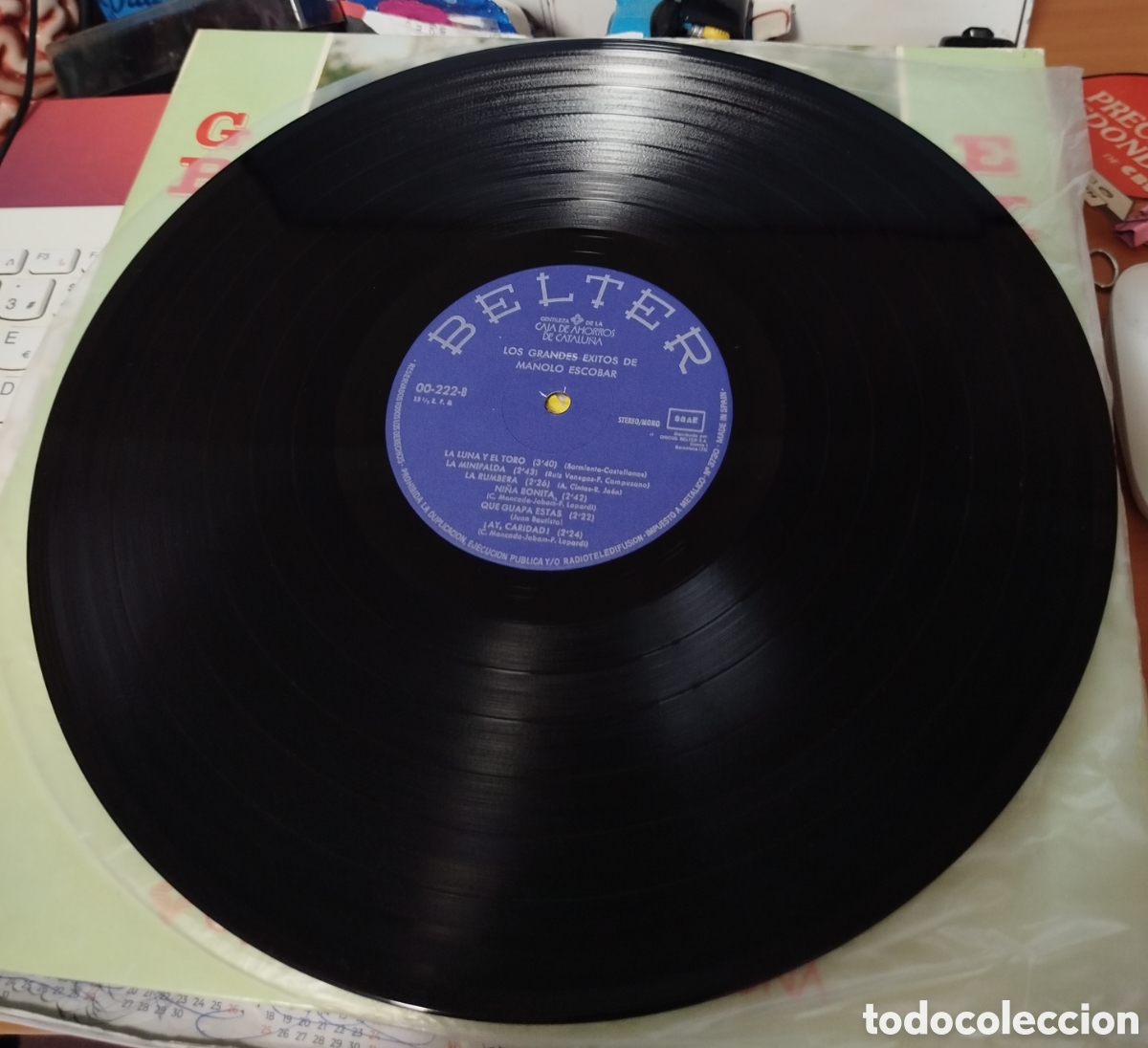 Discos de vinilo: Manolo Escobar - Grandes exitos - Foto 2