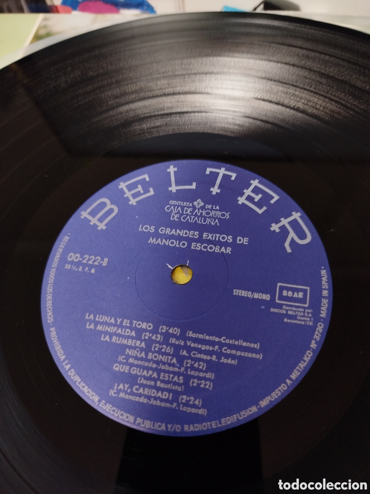 Discos de vinilo: Manolo Escobar - Grandes exitos - Foto 3