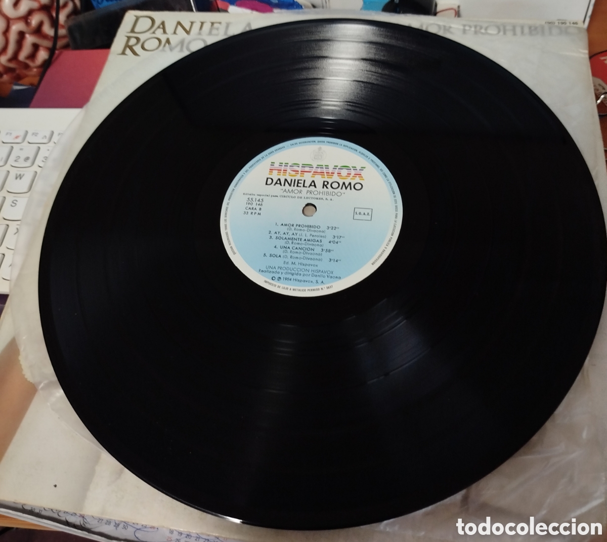 Discos de vinilo: Daniela Romo &ndash; Amor Prohibido - Foto 2