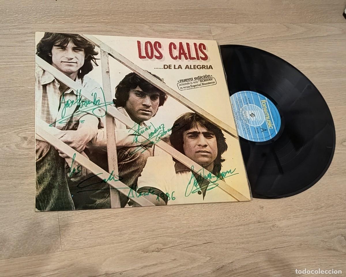 Discos de vinilo: LOS CALIS .. DE LA ALEGRIA ..LP DE 1986 - FONOMUSIC ..LETRAS EN LA CONTRAPORTADA .. FIRMADO