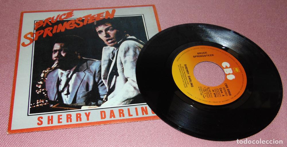Discos de vinilo: Bruce Springsteen &ndash; Sherry Darling - SINGLE EDICION ESPA&Ntilde;OLA 1981 - COMO NUEVO - Foto 2