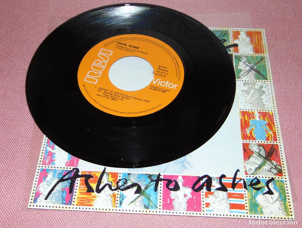 Discos de vinilo: David Bowie &ndash; Ashes To Ashes - SINGLE 1980 A ESTRENAR - Foto 4
