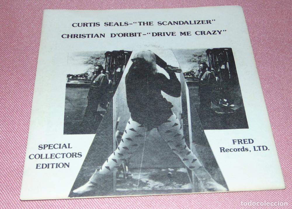 Discos de vinilo: Curtis Seals / Christian D'Orbit &ndash; The Scandalizer / Drive Me Crazy - FRED RECORDS 1979