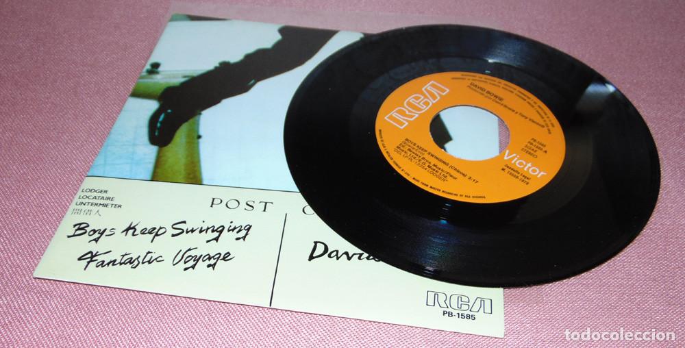Discos de vinilo: David Bowie &ndash; Boys Keep Swinging - SINGLE 1979 A ESTRENAR - Foto 3