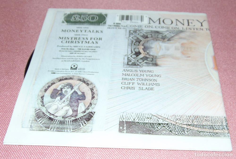 Discos de vinilo: AC/DC &ndash; Moneytalks - SINGLE 1990 A ESTRENAR - Foto 2
