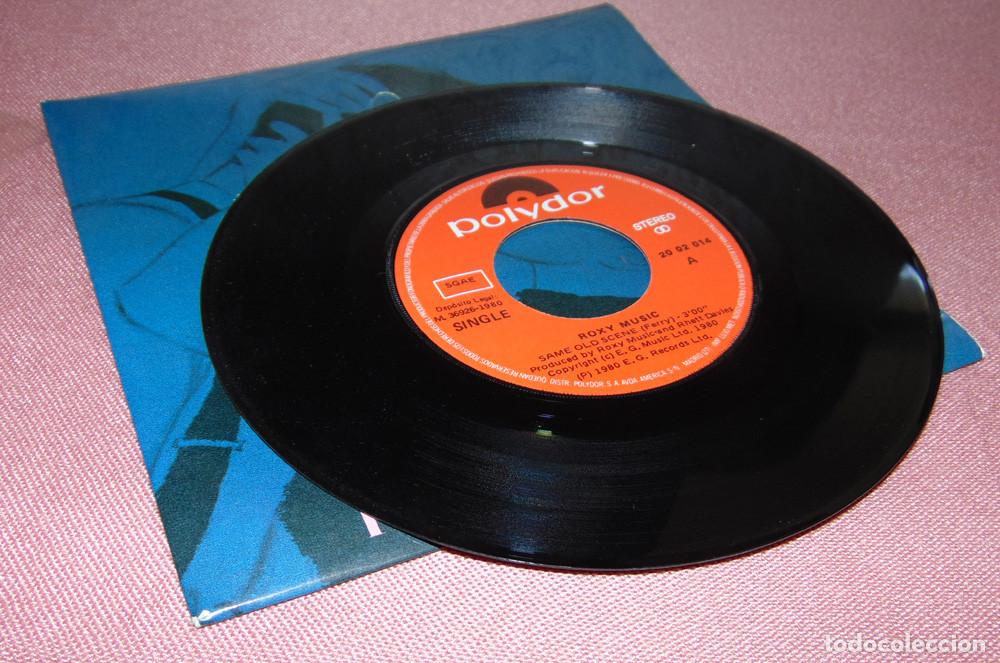 Discos de vinilo: Roxy Music &ndash; The Same Old Scene - SINGLE 1980 MINT / MINT - Foto 3