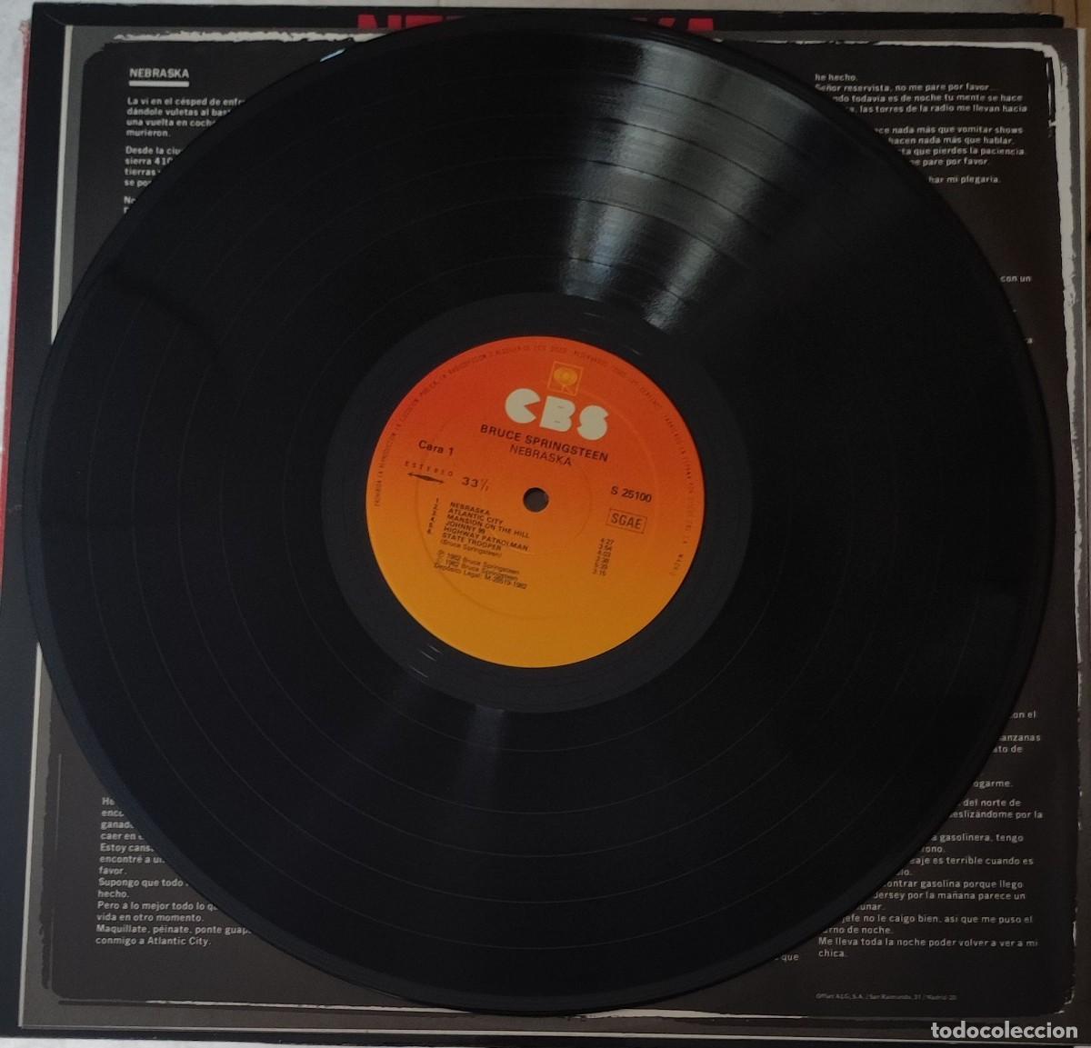 Discos de vinilo: Bruce Springsteen - Nebraska - Atlantic City - LP Vinilo (1982, CBS S 25100) Espa&ntilde;a - Foto 6