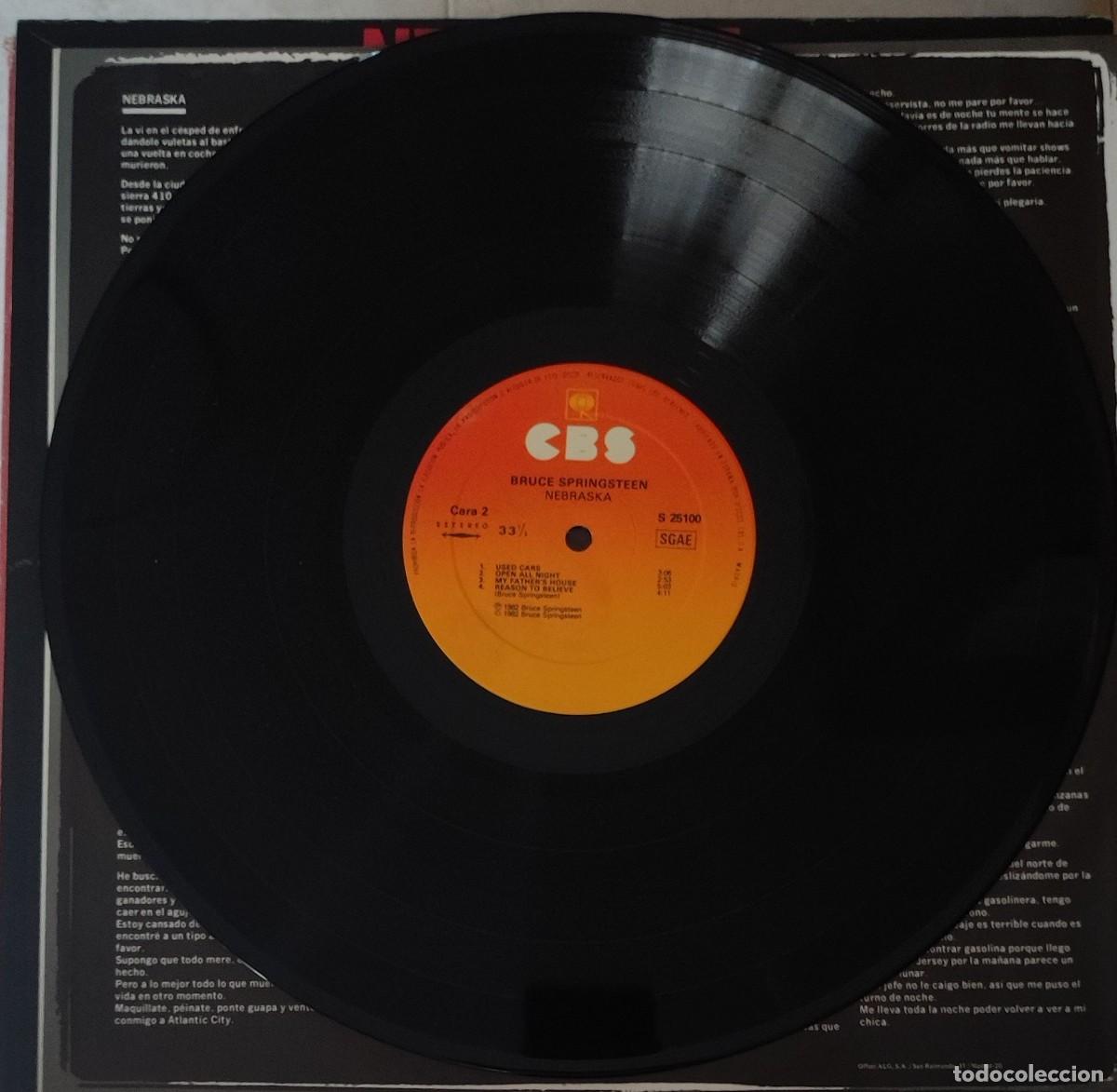 Discos de vinilo: Bruce Springsteen - Nebraska - Atlantic City - LP Vinilo (1982, CBS S 25100) Espa&ntilde;a - Foto 7