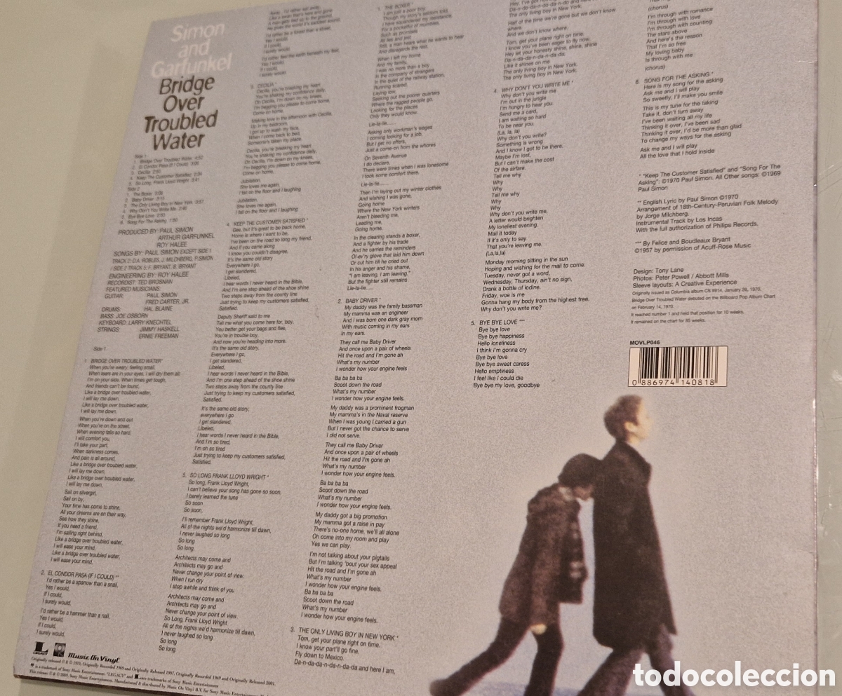 Discos de vinilo: Vinilo Bridge Over Troubled Water de Simon & Garfunkel - Foto 2