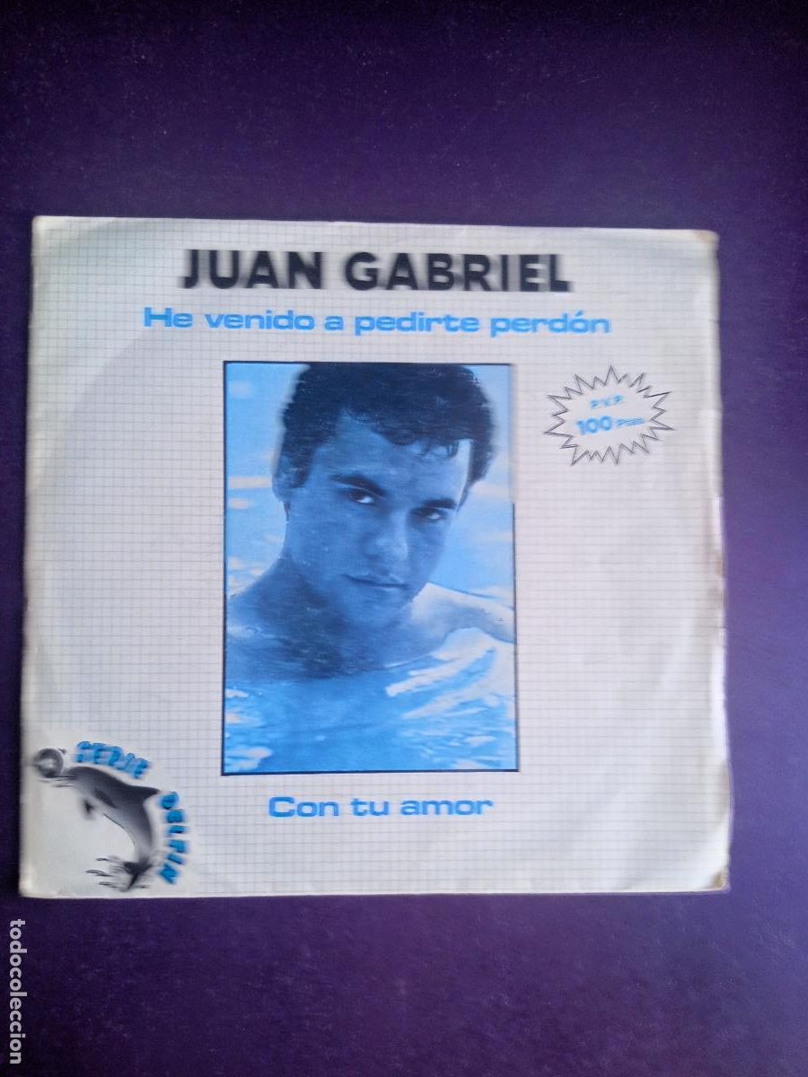 Discos de vinilo: Juan Gabriel &lrm;&ndash; he venido a pedirte perdon - Sg ARIOLA 1981 - MEXICO POP - poco uso