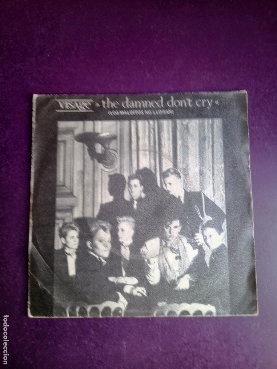 Discos de vinilo: Visage - The Damned Don't Cry - Sg POLYDOR 1982 - NEW WAVE 80'S ELECTRONICA - MUY POCO USO
