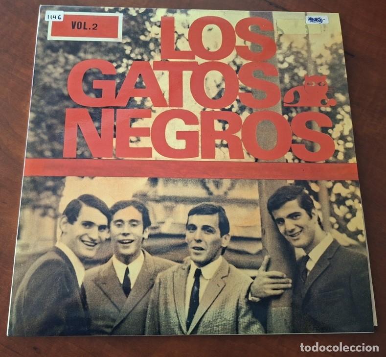 Discos de vinilo: Los Gatos Negros &ndash; Historia de la M&uacute;sica Pop Espa&ntilde;ola n&ordm; 55 &ndash; 07 455 &ndash; 1987
