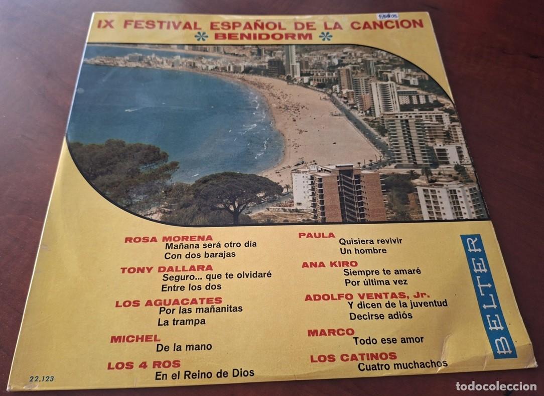 Discos de vinilo: Varios &ndash; IX Festival de Benidorm &ndash; BELTER 22.123 &ndash; 1967