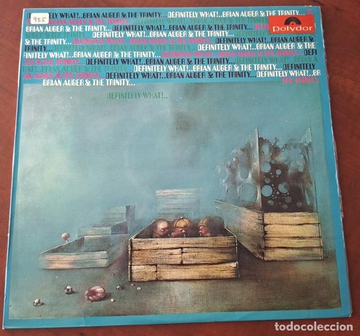 Discos de vinilo: Brian Auger &The Trinity &ndash; Definitely What! &ndash; POLYDOR 184 182 &ndash; 1968 (Ed. Espa&ntilde;ola original)